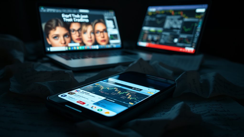 trader psychology shaped by social media