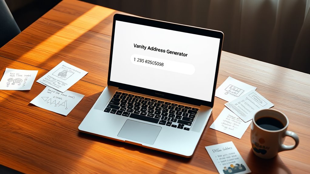 vanity bitcoin address tips